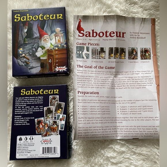 Saboteur Card Game - Picture 2 of 2